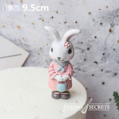 Lieldienu rozā zaķītis Daudz laimes dzimšanas dienā kūkas pildītāja Pirmā dzimšanas dienas ballīte Bērnu dušas rotājumi Zēns Meitene Trusīšu kūku cepšana