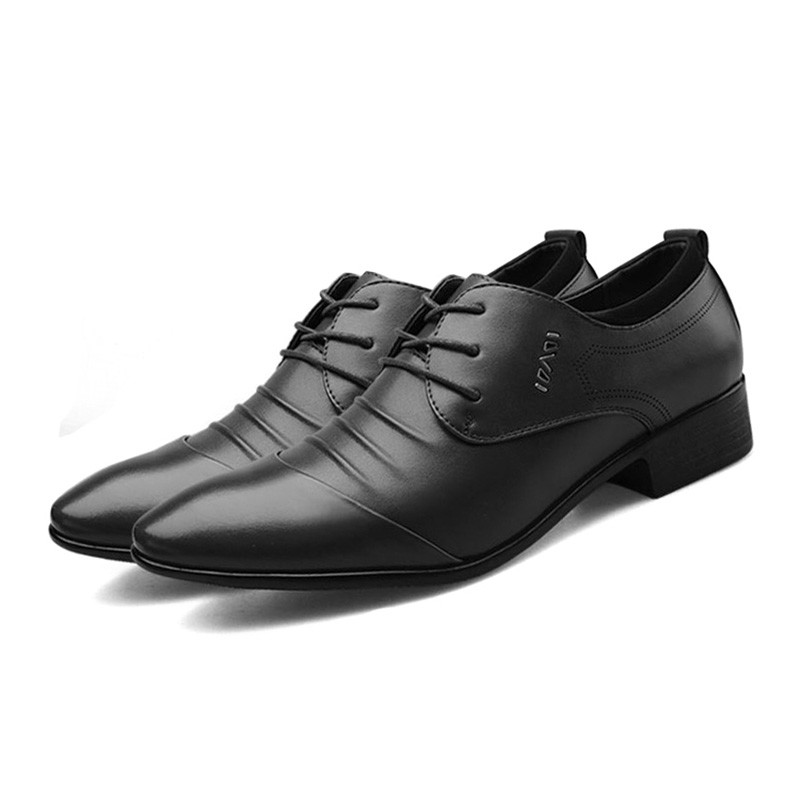 CARANFIER jauni britu vīriešu apavi ar šķeltas ādas smailiem purngaliem vīriešu kleitas apavi biznesa kāzu Oksfordas formālas apavi vīriešiem
