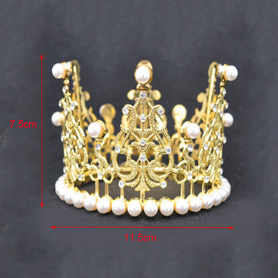 1 бр. Crown Tiara Cake Decoration rhinestone crown peking decoration DIY Cake Birthday 2022 New Crown Decoration Supplies