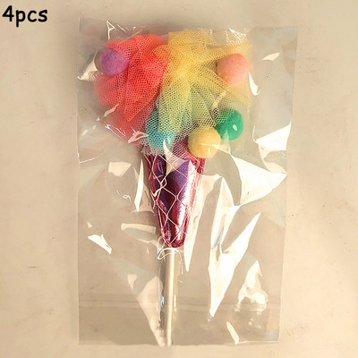 4 τμχ Παγωτό κέικ Toppers Χρόνια πολλά Cupcake Topper Baby Shower Wedding Festival Supplies Party Διακόσμηση τούρτας