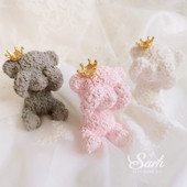 Rozā, baltā kroņa lāča kūkas rotājumi Spīdīga balles zvaigzne kāzu līgavas un līgavaiņa dzimšanas dienas ballītes piederumi burvīgu dāvanu cepšanai