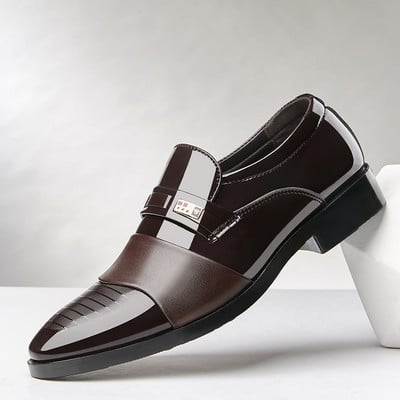 Moda afaceri rochie pantofi bărbați pantofi formali slip on rochie bărbați oxford încălțăminte pantofi din piele de înaltă calitate pentru bărbați mocasini