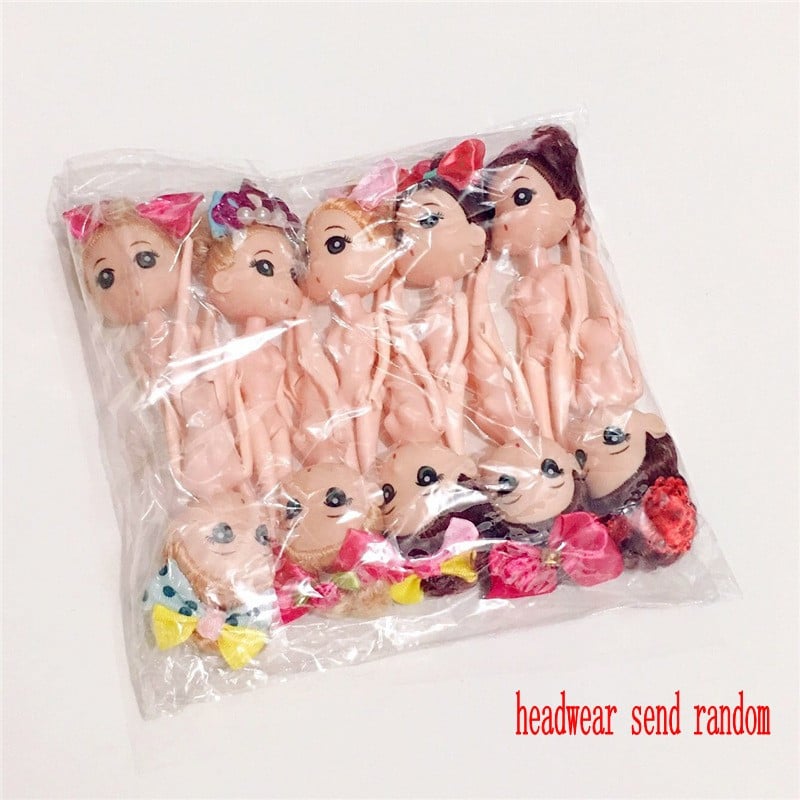 1vnt. Mergaitės gimtadienio suknelės lėlės kepimo pyrago papuošimas lėlės princesės vaikams vestuvėms animacinių filmų padažu tortui atsitiktinis