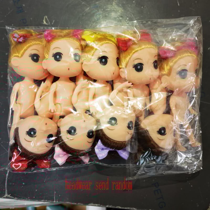 1vnt. Mergaitės gimtadienio suknelės lėlės kepimo pyrago papuošimas lėlės princesės vaikams vestuvėms animacinių filmų padažu tortui atsitiktinis