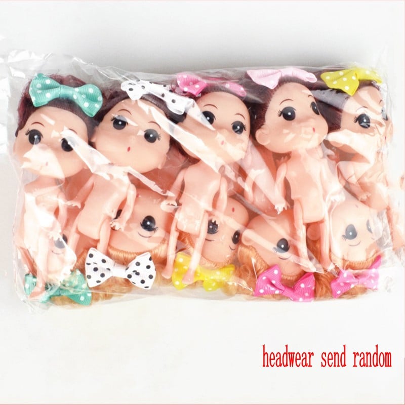 1vnt. Mergaitės gimtadienio suknelės lėlės kepimo pyrago papuošimas lėlės princesės vaikams vestuvėms animacinių filmų padažu tortui atsitiktinis