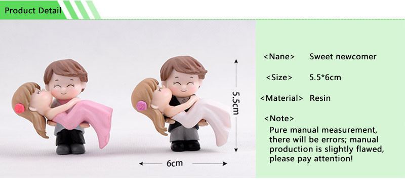 Χαρούμενο χαμόγελο αγκαλιάζεται από πριγκίπισσα νεόνυμφους Διακόσμηση γαμήλιου πάρτι Κούκλα Δώρο αγάπης Αγίου Βαλεντίνου Μοντέρνες Φιγούρες Μινιατούρες Φιγούρες Σημαία