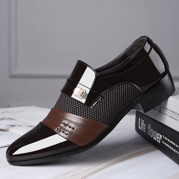 нови 2023 Мъжки ежедневни обувки Модни класически ежедневни мъжки кожени обувки Черни горещи разпродажби Дишащи бизнес мъжки обувки Ежедневни