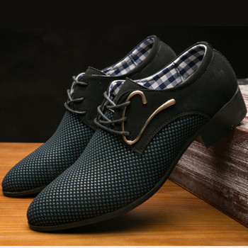 2020 Новите мъжки рокли Обувки Мъжки Бизнес костюм с остри пръсти Мъжки обувки Сватбени обувки за възрастни Удобни Оксфорд Мъжки официални обувки