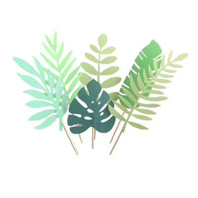 Ζούγκλα Safari Animal Cake Topper Cake Διακόσμηση Ζωολογικός κήπος Animal Cupcake Topper παιδικό πάρτι γενεθλίων Προμήθειες Lion Tiger Fox Giraffe