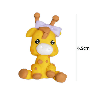 Ζούγκλα Safari Animal Cake Topper Cake Διακόσμηση Ζωολογικός κήπος Animal Cupcake Topper παιδικό πάρτι γενεθλίων Προμήθειες Lion Tiger Fox Giraffe