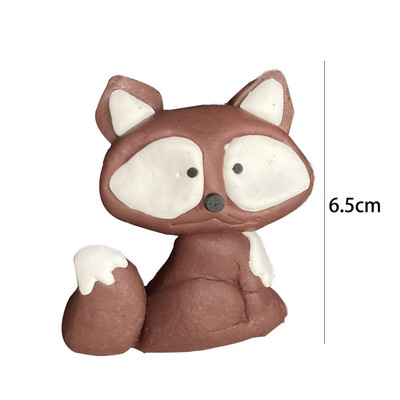 Ζούγκλα Safari Animal Cake Topper Cake Διακόσμηση Ζωολογικός κήπος Animal Cupcake Topper παιδικό πάρτι γενεθλίων Προμήθειες Lion Tiger Fox Giraffe