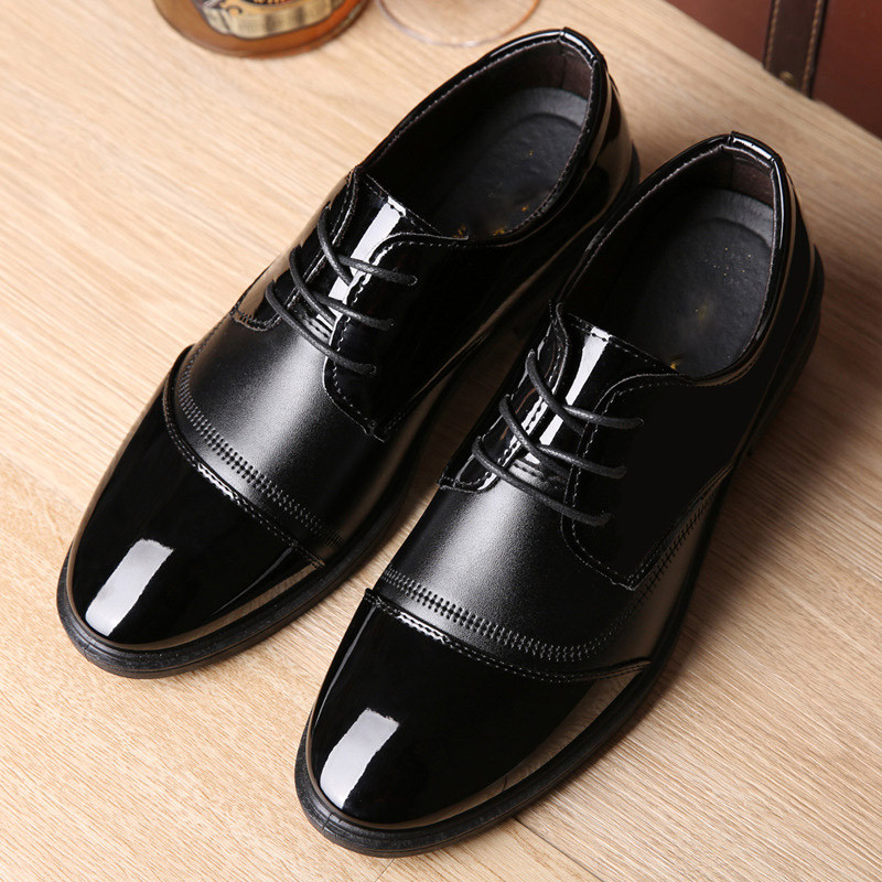 modes Vīriešu Lakādas apavi kāzu Biznesa kleita Naktsklubi Oksforda Darba šņores Elpojoši apavi RA-52