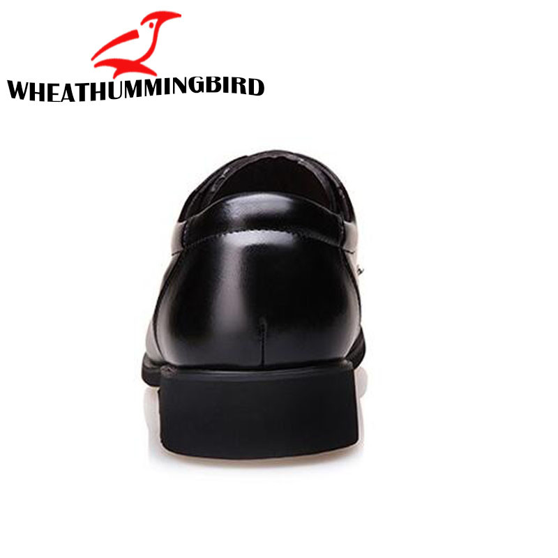 2019. gada jauns zīmols, biznesa vīriešu pamata apavi, ādas kleita, formāli apavi vīriešiem, melni Oksfordas kāzu ballīšu apavi LD-91