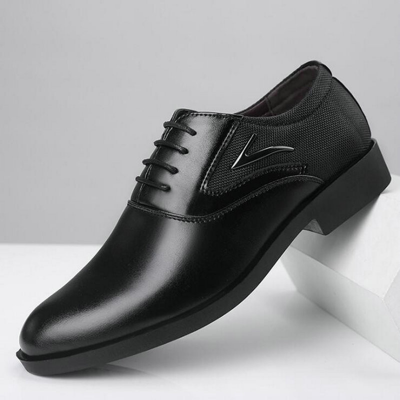 Pantofi Oxford formali pentru bărbați de înaltă calitate, pantofi brogues pentru bărbați, cu șireturi, pentru petrecere, pantofi rochie de afaceri, mari, plus, 38-48 LK-44