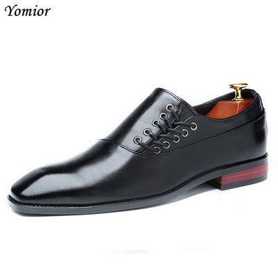 Yomiori uus kevadsuvi meeste kleit Kingad Jaapani ametlik äri Oxfords Vintage meeste elegantsed kingad peokingad, must
