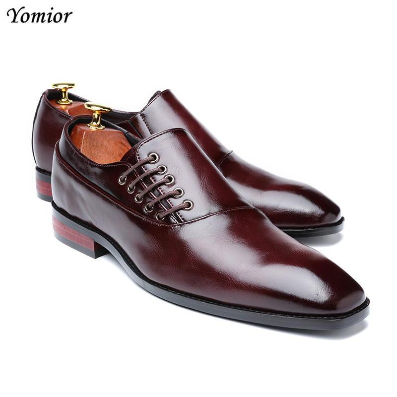 Yomiori uus kevadsuvi meeste kleit Kingad Jaapani ametlik äri Oxfords Vintage meeste elegantsed kingad peokingad, must