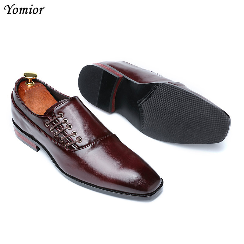 Yomiori uus kevadsuvi meeste kleit Kingad Jaapani ametlik äri Oxfords Vintage meeste elegantsed kingad peokingad, must