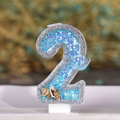 Κεριά 1 τεμ. Αριθμός πάρτι γενεθλίων Glitter Gold Pink Crown κερί για Παιδιά Κορίτσια Αγόρια Τούρτα Τούρτα Ένθετο Διακοσμητικά 3 στυλ