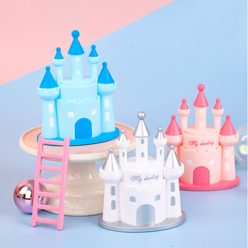 Princess Castle Χρόνια Πολλά Διακόσμηση Σπίτι Δείπνο Ψήσιμο Cupcake Cake Topper Cake Flags Event Προμήθειες για πάρτι Δώρο αγάπης