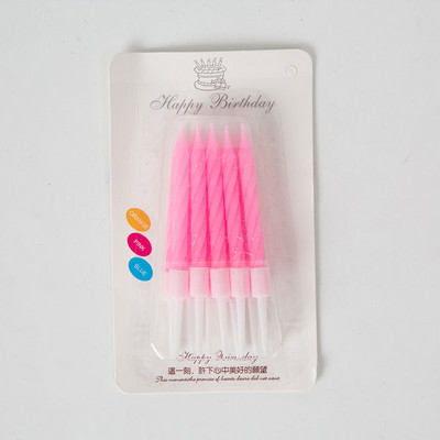 1gb Cute Birthday Cake Art Sveces kāzu ballīte Dekoratīvās sveces Kūka Cupcake Topper ballīšu piederumi Kūkas dekorēšana