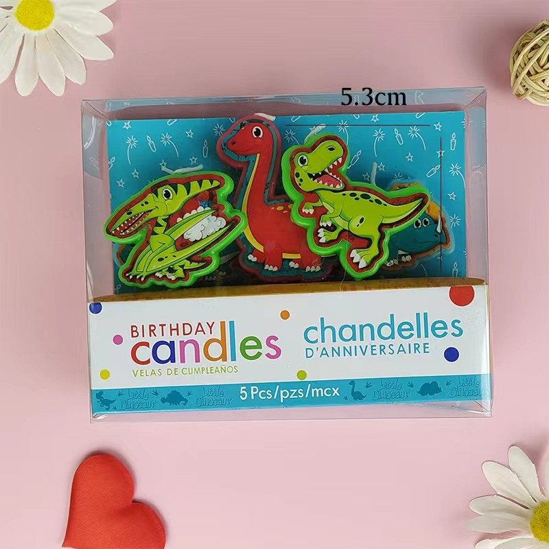 1gb Cute Birthday Cake Art Sveces kāzu ballīte Dekoratīvās sveces Kūka Cupcake Topper ballīšu piederumi Kūkas dekorēšana