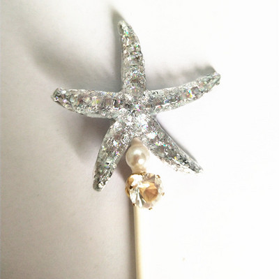 Kék bálna fiú lány születésnapi torta felső pár esküvői buli desszert cupcake flitteres sellő farok kagyló sütési kellékek Decorati