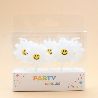 5 buc Lumânare Zâmbet Tort Aniversare Lumânări Baby Shower Nunta Cupcake Topper