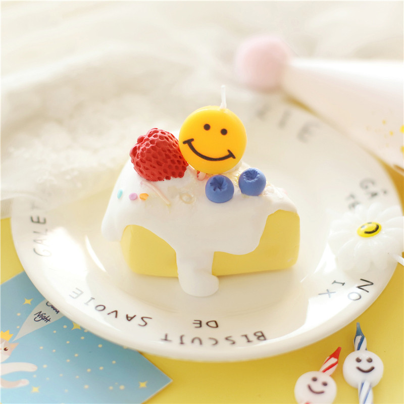 5 buc Lumânare Zâmbet Tort Aniversare Lumânări Baby Shower Nunta Cupcake Topper