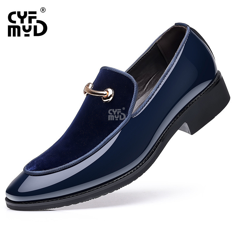 Pantofi din piele pentru bărbați, în stil britanic, din piele de căprioară, cusături, pantofi casual din piele, pantofi la modă, pantofi pentru bărbați de nuntă