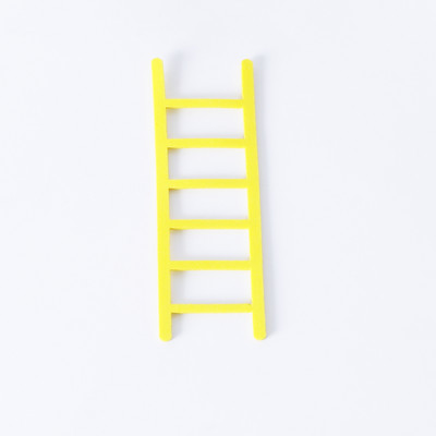 6db Rajzfilm létra esküvői cupcake topper mini egyszínű létra születésnapi tortadíszekhez babazuhany