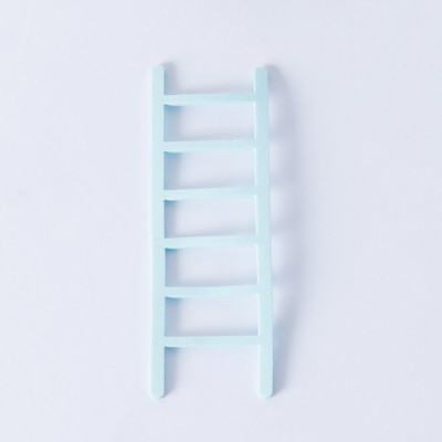 6db Rajzfilm létra esküvői cupcake topper mini egyszínű létra születésnapi tortadíszekhez babazuhany