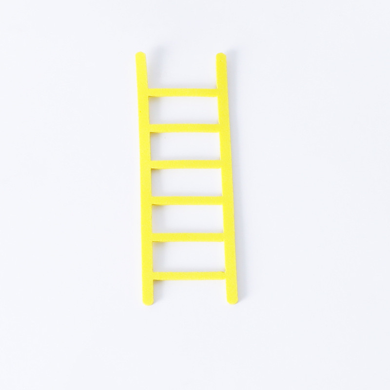 6db Rajzfilm létra esküvői cupcake topper mini egyszínű létra születésnapi tortadíszekhez babazuhany