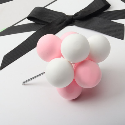 1 komplekts, krāsains bumbiņu komplekts, māla kūkas virsma, kūkas pildspalva, karoga dzimšanas dienas ballītes piederumi, bērnu dušas kāzu deserta noformējums