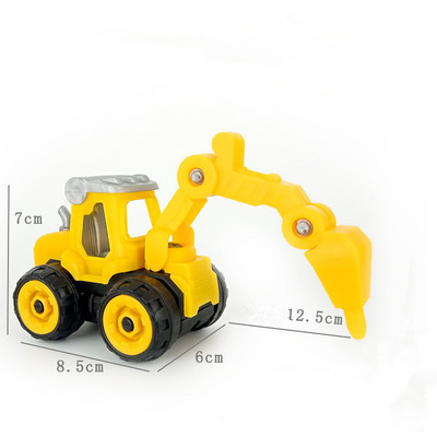 Crane Tractor Cake Topper Cars Κατασκευή Πάρτυ Γενεθλίων Αγόρι Γενέθλια Διακόσμηση Παιδιού Πρώτη 1η ενός έτους Birthday Baby Shower
