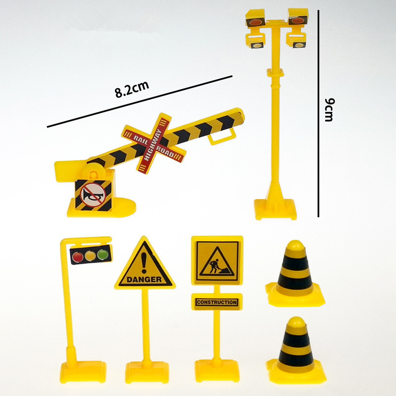 Krano traktoriaus tortas Topper Automobilių vakarėlio statyba Gimtadienio vakarėlis Berniuko gimtadienio dekoras Vaiko pirmasis vienerių metų gimtadienis Kūdikių vakarėlis