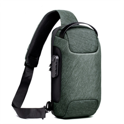 Meeste Sling seljakott Cross Body õlakott rinnakorvi vargusevastane reisimootorrattasõitja veekindlad Oxfordi meeste käekotid