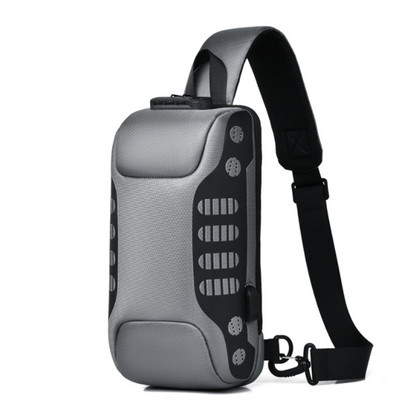 Meeste Sling seljakott Cross Body õlakott rinnakorvi vargusevastane reisimootorrattasõitja veekindlad Oxfordi meeste käekotid