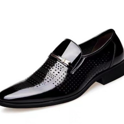 Mocasini noi de primavara/toamna pentru barbati pantofi de nunta pantofi de lux pentru barbati din piele lacuita pantofi de rochie casual barbati de afaceri