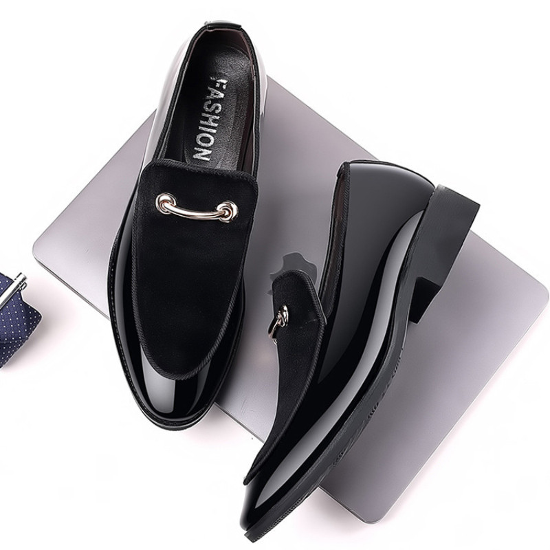 Pantofi de rochie pentru bărbați din piele PU Mocași de afaceri pentru bărbați pantofi din piele cu vârf ascuțit oxford pantofi de nuntă formali respirabili