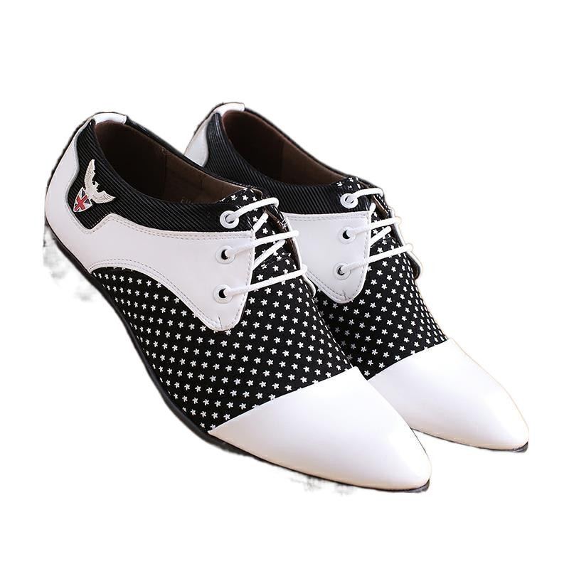 Svečane cipele Dizajner Versi Talijanski luksuzni brend Cipele za vjenčanje Muške cipele sa špicastim prstima Muške kožne muške oksford cipele