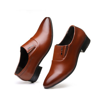 Δερμάτινα παπούτσια Oxford για άντρες Casual παπούτσια γραφείου Ανδρικό φόρεμα Επίσημο ανδρικό παπούτσι Loafers Καφέ Μαύρα Λευκά Νυφικά Παπούτσια Κλασικά Νέα