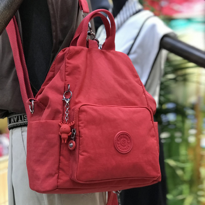 Könnyű diákhátizsák iskolai hátizsák tinédzser lánynak fiú hátizsák iskolatáska vízálló női laptop nejlon utazótáska unisex