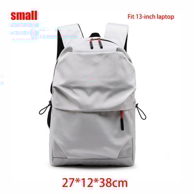 Rucsac multifuncțional impermeabil pentru bărbați Genți de școală de lux pentru studenți Rucsaci pentru notebook, geantă casual plisată pentru laptop de 15,6 inci pentru bărbați