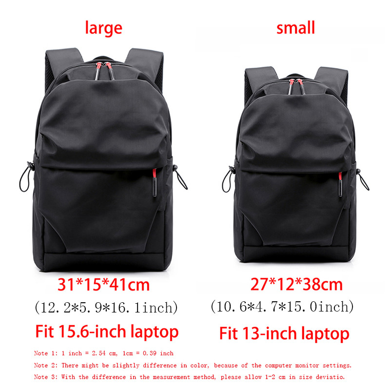 Rucsac multifuncțional impermeabil pentru bărbați Genți de școală de lux pentru studenți Rucsaci pentru notebook, geantă casual plisată pentru laptop de 15,6 inci pentru bărbați