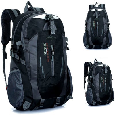 Rucsac pentru bărbați, impermeabil, multifuncțional, pentru laptop, școală, pentru călătorie, genți casual Pachet Oxford Casual pentru ușă, rucsac sport negru
