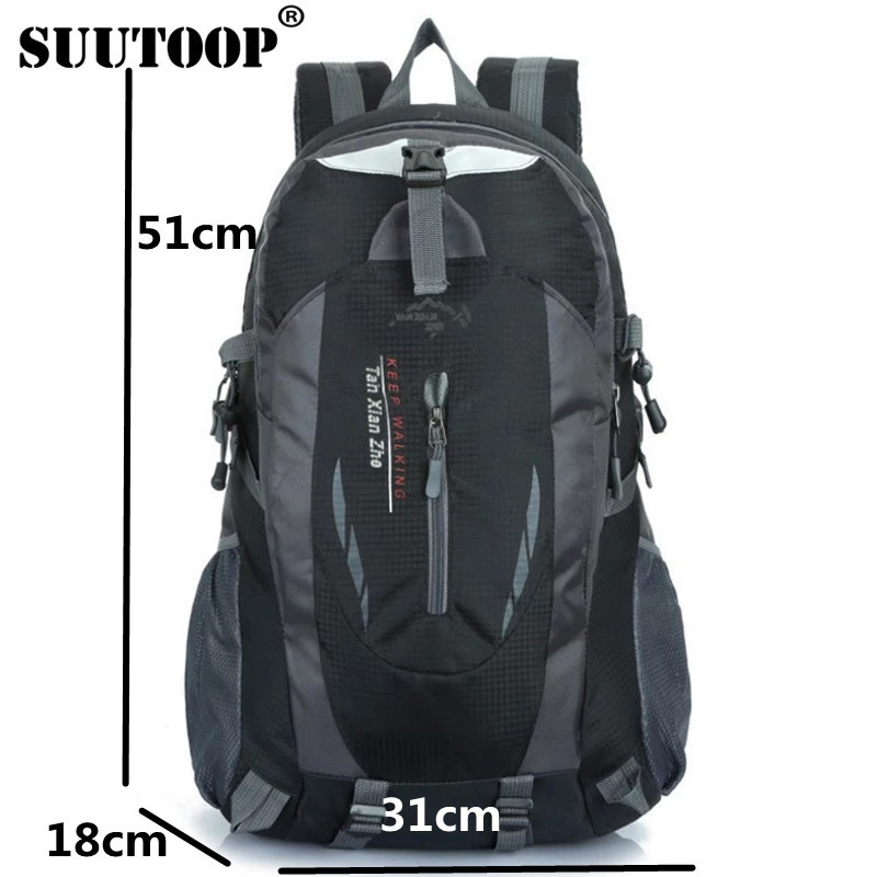 Rucsac pentru bărbați, impermeabil, multifuncțional, pentru laptop, școală, pentru călătorie, genți casual Pachet Oxford Casual pentru ușă, rucsac sport negru