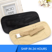 Νέα 1PC Invisible Waist Packs Τσάντα μέσης για Passport Money Belt Bag κρυφή ασφάλεια Πορτοφόλι Casual Bag for Men Women 40#