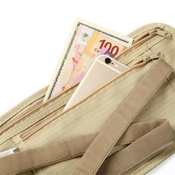 Νέα 1PC Invisible Waist Packs Τσάντα μέσης για Passport Money Belt Bag κρυφή ασφάλεια Πορτοφόλι Casual Bag for Men Women 40#