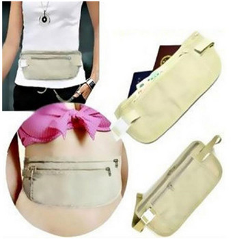 Νέα 1PC Invisible Waist Packs Τσάντα μέσης για Passport Money Belt Bag κρυφή ασφάλεια Πορτοφόλι Casual Bag for Men Women 40#