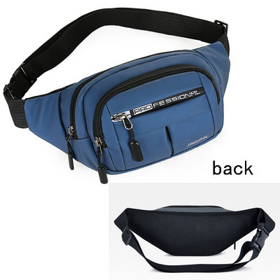 Kültéri deréktáska vízálló deréktáska futó kocogó övtáska cipzáras Fanny Pack mobiltelefon táska Oxford szövet melltáska